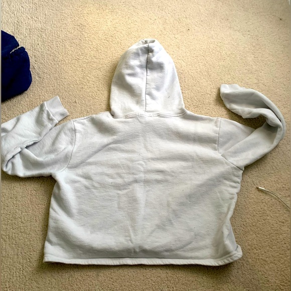 Forever 21 Hooded sweatshirt with red and blue stripes - Picture 2 of 2